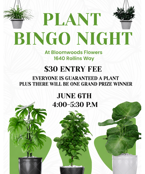 Plant Bingo June 6th