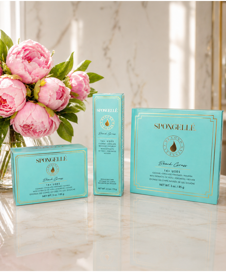 Spa Gifts-Beach Grass Spongelle  Set