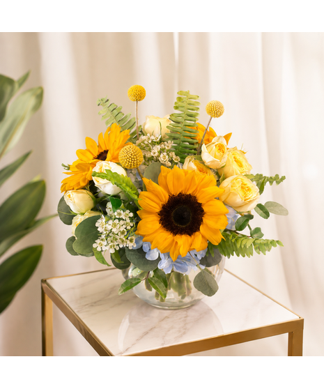 Sunshine and Roses Arrangement