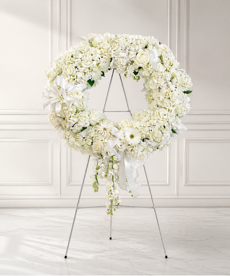 White Designer Choice Wreath