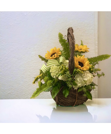Sunflower Basket