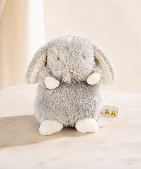 8” Gray Nibble Bunny