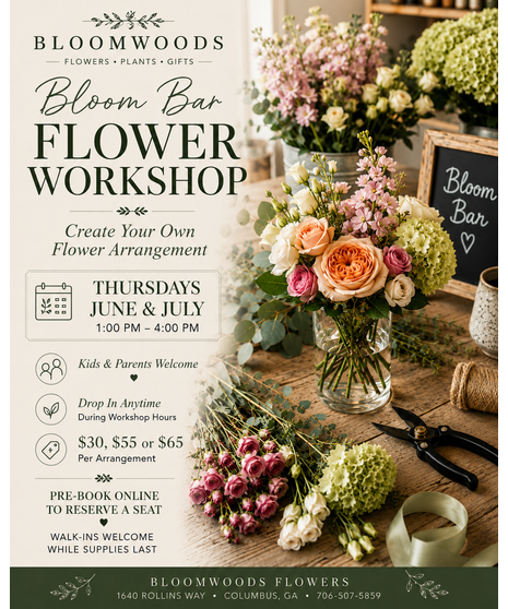 Bloom Bar Flower Workshop