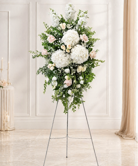 Blush Rose Sympathy Spray