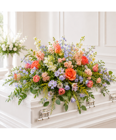 Heaven’s Garden Casket Blanket