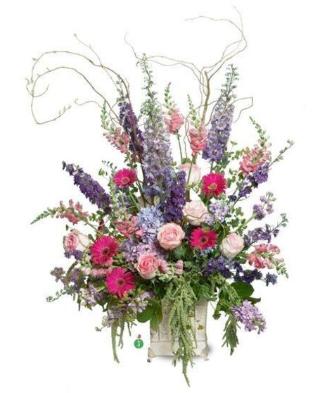 Large Mixed Garden Arrangement - one sided