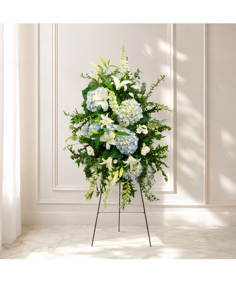 Lily and Hydrangea Spray