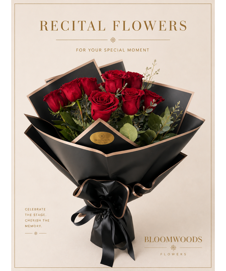 Dozen Red Roses Wrapped