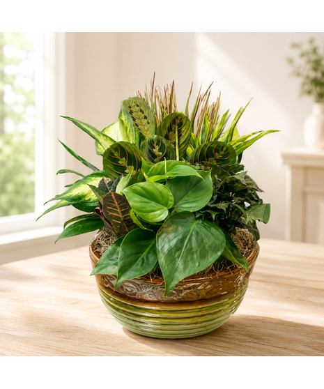 12” Ceramic Plant Garden