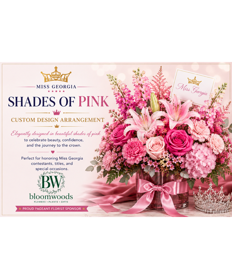 Shades of Pink Arrangement Custom
