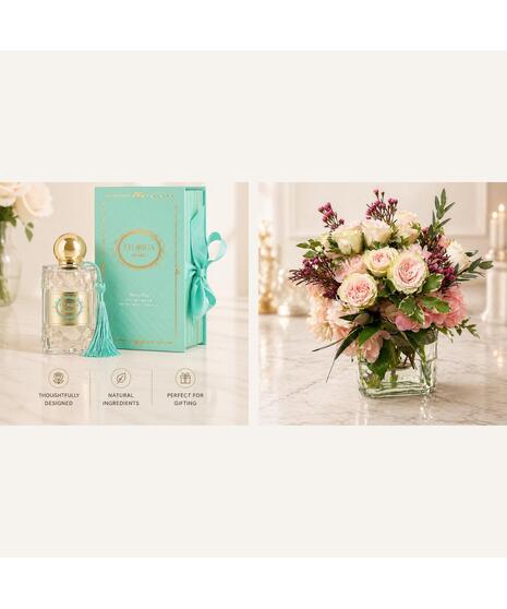 Pink Star Gem and Perfume Gift Set
