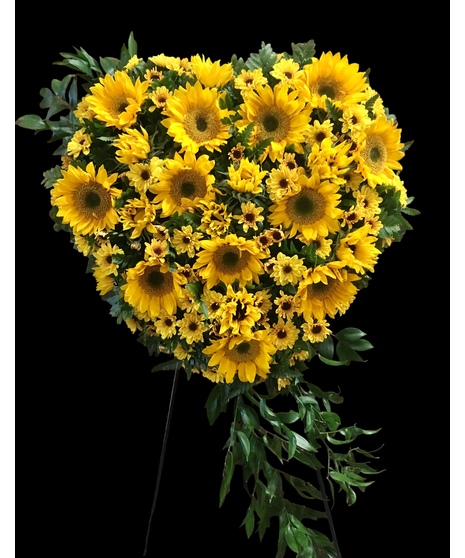 Heart of Sunflowers