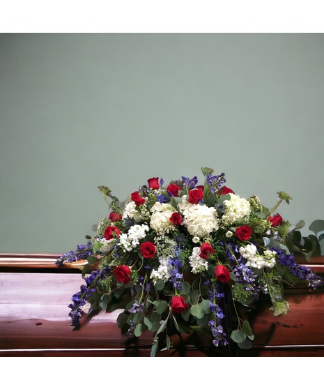 Patriotic Spirit Casket Blanket