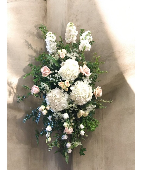 Blush Rose Sympathy Spray