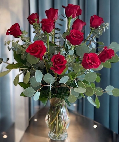 Tall Dozen with Eucalyptus