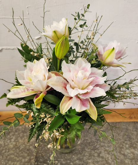 Sentimental Rose Lilies