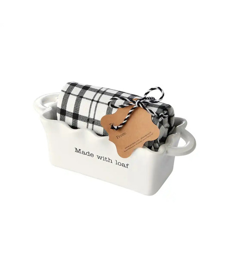 Mini Loaf Pan and Towel Set